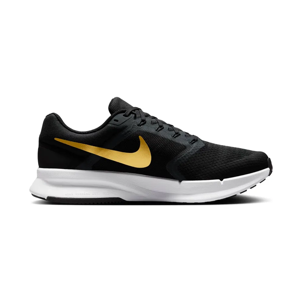 Nike Run Swift 3 Black Anthracite White Metallic Gold (DR2695-010)