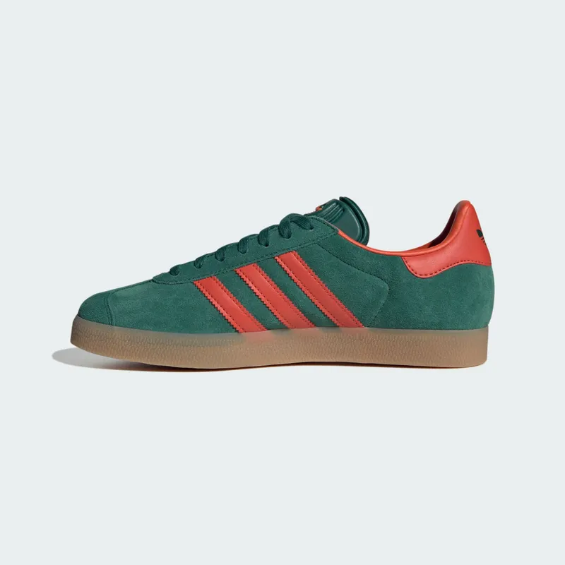adidas Gazelle Collegiate Green / Preloved Red / Gum (IG6200)
