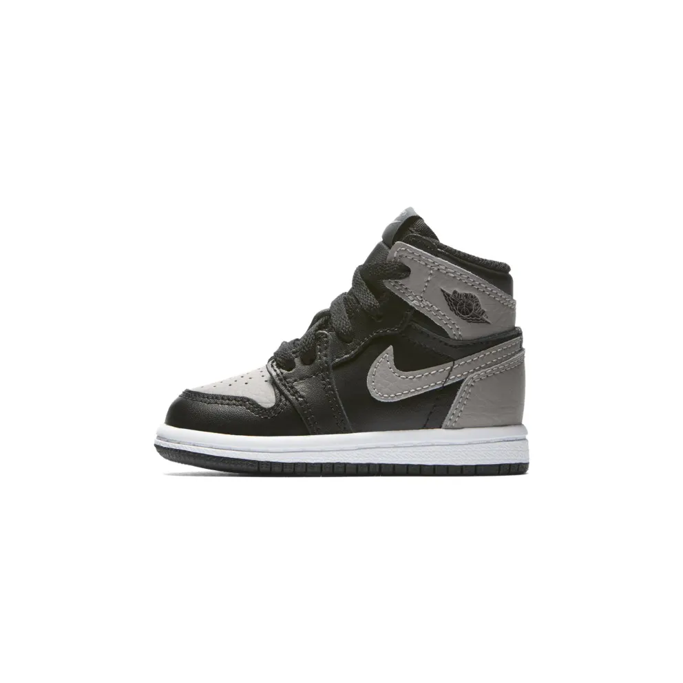 Jordan 1 Retro High Shadow 2018 (TD) Black/Shadow Grey-White (AQ2665-013)