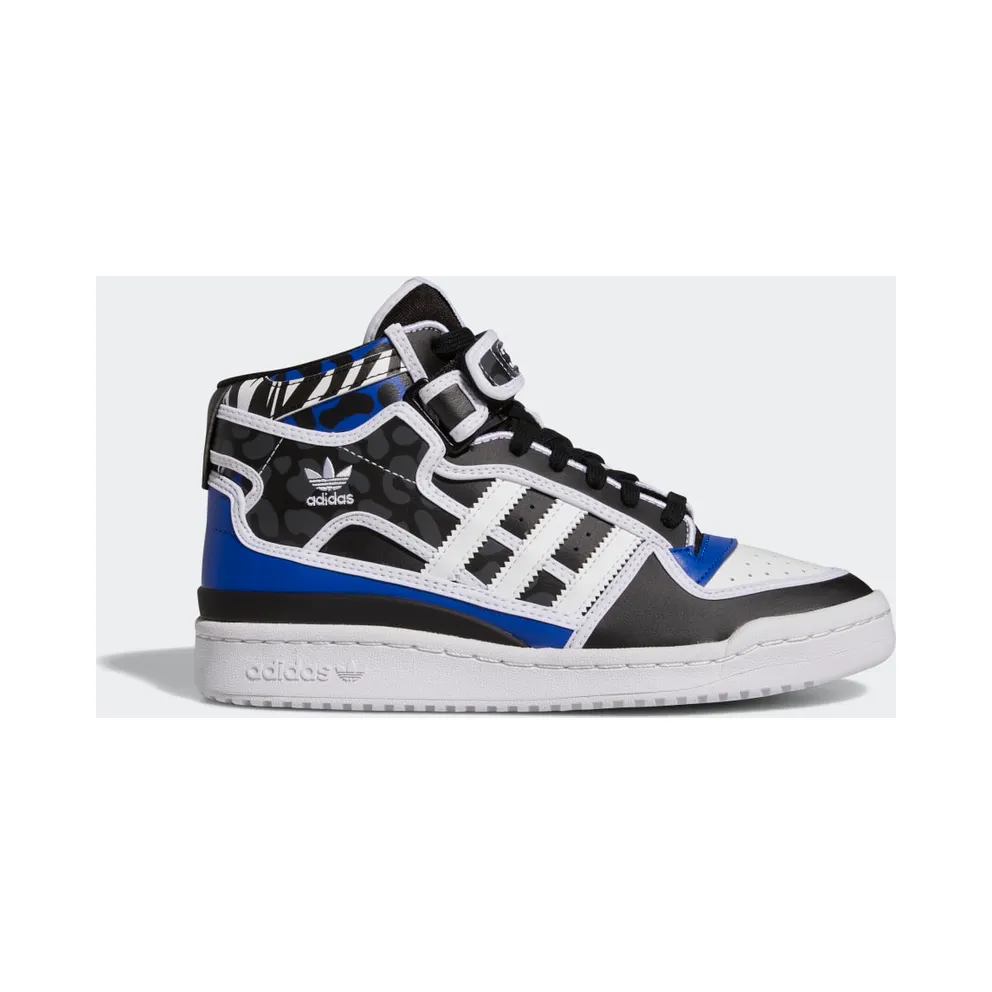 adidas Forum Mid Schuh Bold Blue / Cloud White / Core Black (GV8053)