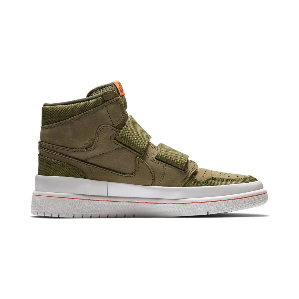 Jordan 1 Retro High Double Strap Olive Canvas Olive Canvas/Light Bone-Cone (AQ7924-305)