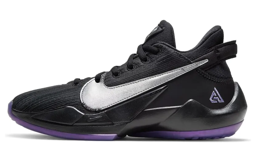 Nike Zoom Freak 2 GS ‘Dusty Amethyst’ Black/Metallic Silver/Dusty Amethyst (CN8574-005)