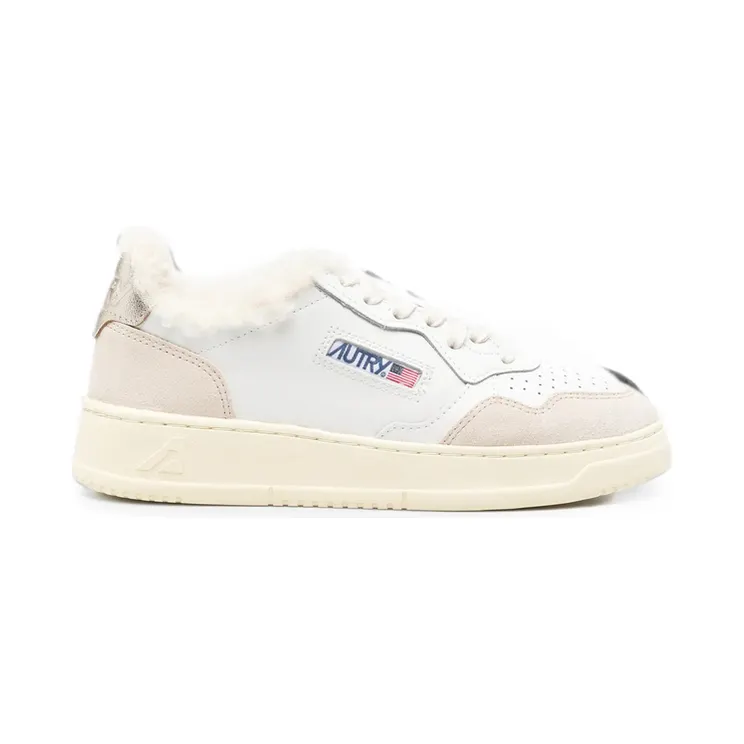 Autry Medalist “Shearling / White Neutrals” (AUXW LS75)