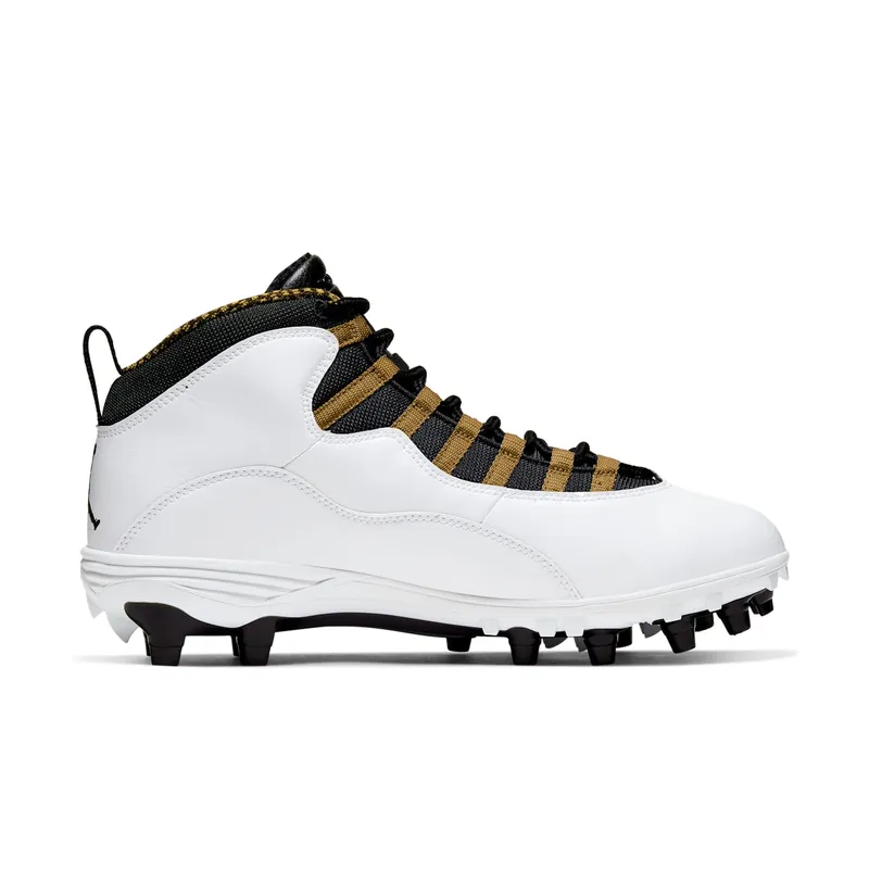 Jordan 10 TD Mid White Black Metallic Gold White/Black-Metallic Gold (CQ2073-107)