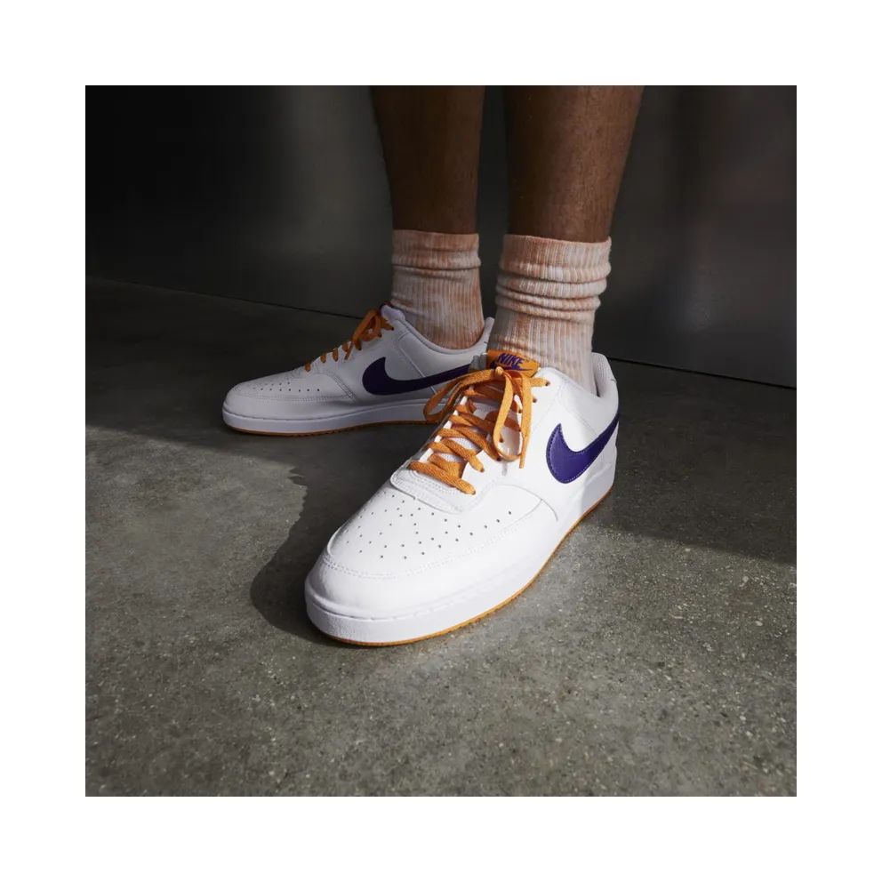 Nike Court Vision Low White Light Curry Electric Purple (DM1187-103)