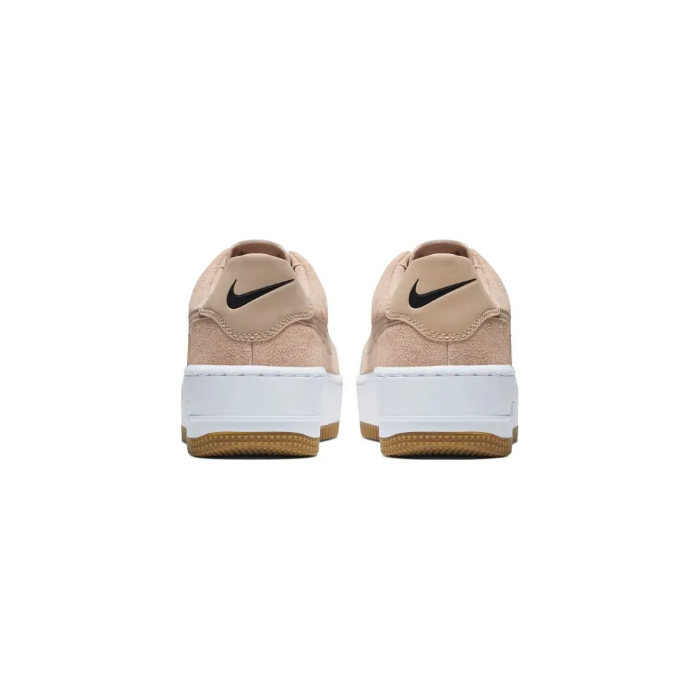 Nike Air Force Sage Low Beige Suede (W) Beige/White/Black (AR5339-203)