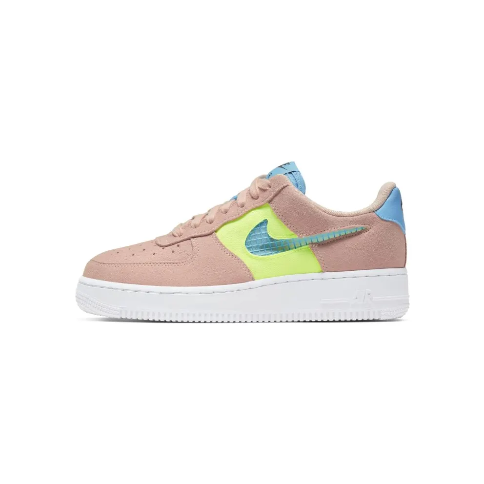 Nike Air Force 1 Low Washed Coral Ghost Green (W) Washed Coral/Ghost Green-Black-Oracle Aqua (CJ1647-600)