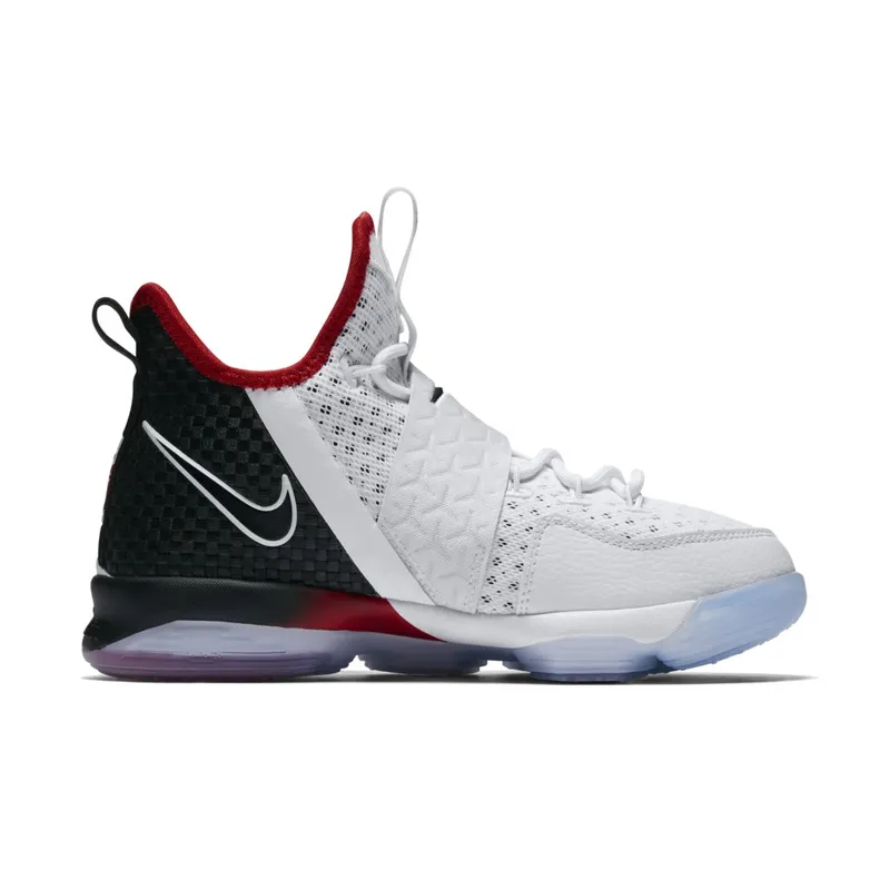 Nike LeBron 14 Flip the Switch (GS) White/Black-University Red (859468-103)
