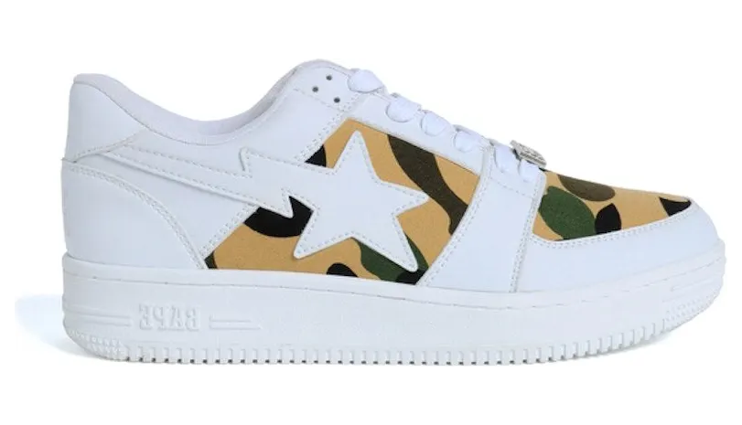 Bape 1st Camo Bape Sta Low White (1F80191002-WHT)