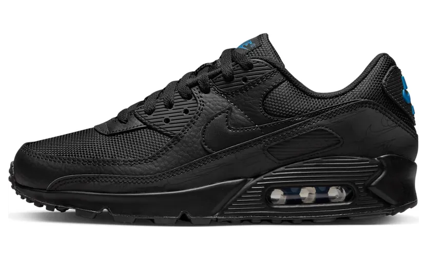 Nike Air Max 90 Black Blue Reflective (DZ4504-001)