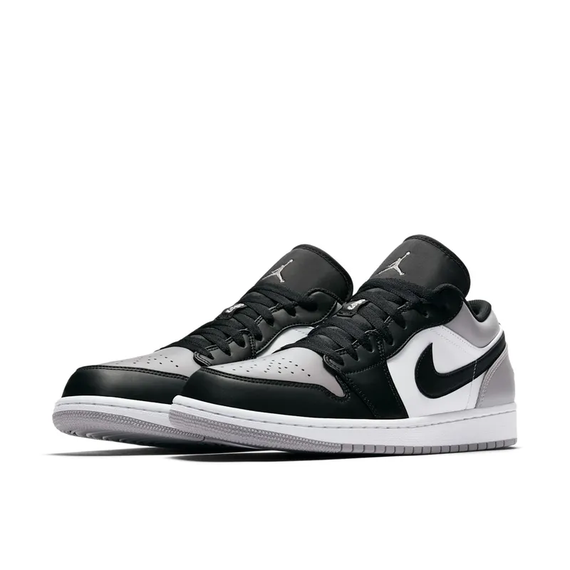 Jordan 1 Low Grey Toe White/Atmosphere-Black (553558-110)