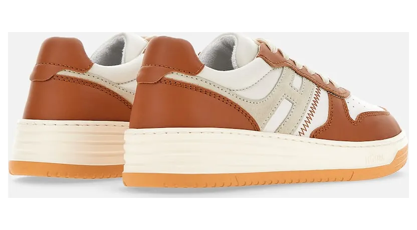 Sneakers Hogan H630 White Grey Brown (HXW6300EU50OIS641J) (2)