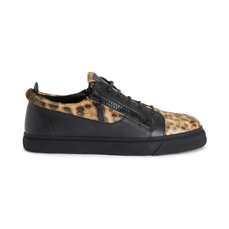 Giuseppe Zanotti Frankie mit doppeltem Reißverschluss “Gold” (RU00129K50)