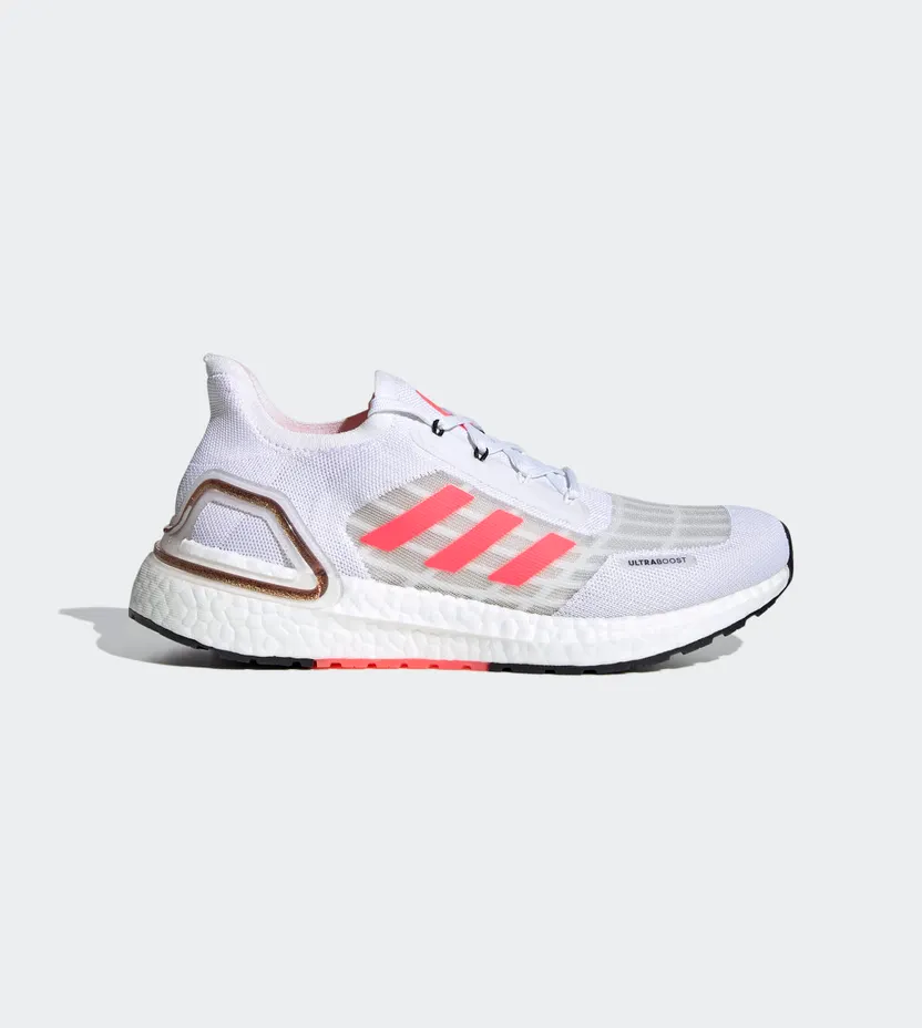 adidas Ultraboost SUMMER.RDY Cloud White / Signal Pink / Core Black / Coral (FW9773)