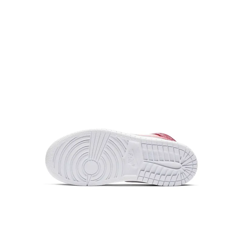 Jordan 1 Mid True Berry Rush Pink (PS) True Berry/Rush Pink-White (640737-661)