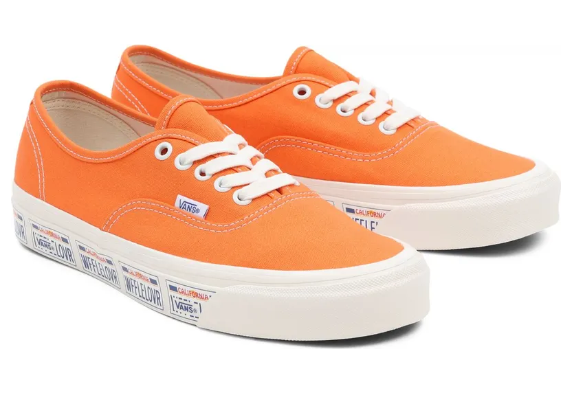 VANS Anaheim Factory Authentic 44 Dx Shoes Orange (VN0A5KX4AXD)