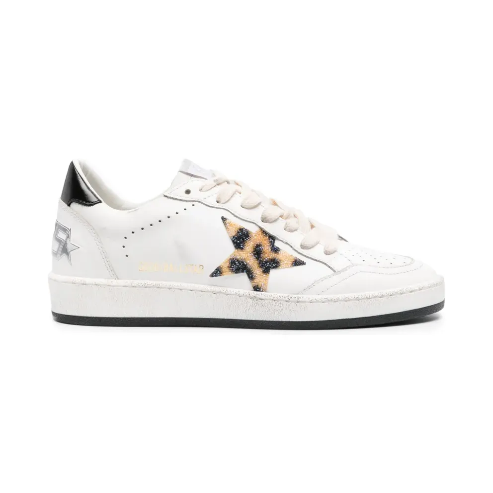 Golden Goose Ball Star leren – White (GWF00117F005218)
