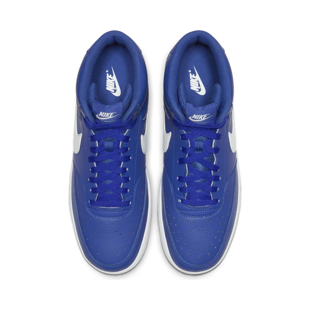 Nike Court Vision Mid “Hyper Blue / Light Smoke Grey / White” (CD5466-400)