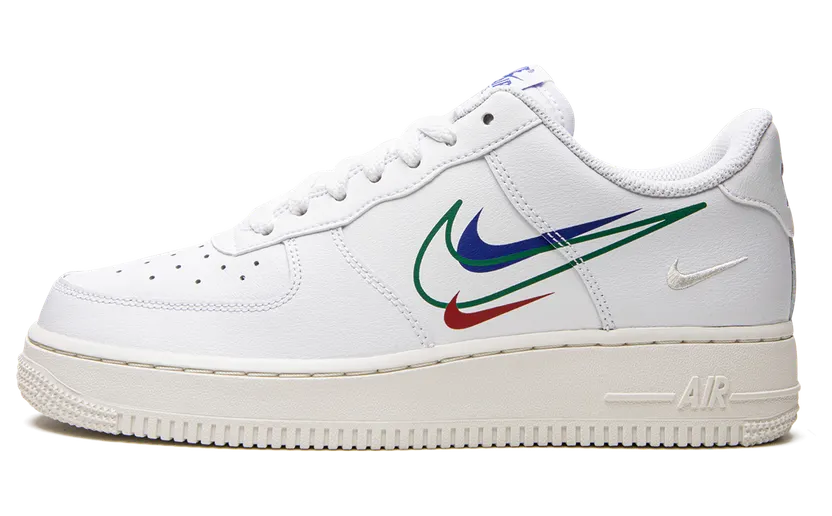 Nike Air Force 1 Low Multi Swoosh White Game Royal (2021) (DM9096-101)