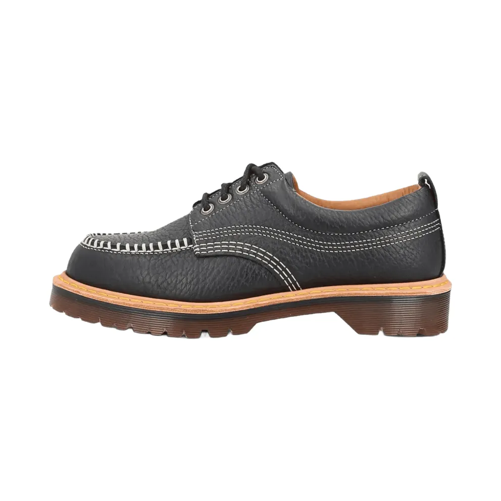 Dr Martens Lowell Moc Toe Shoes “Black Wild Grain” (42445001)