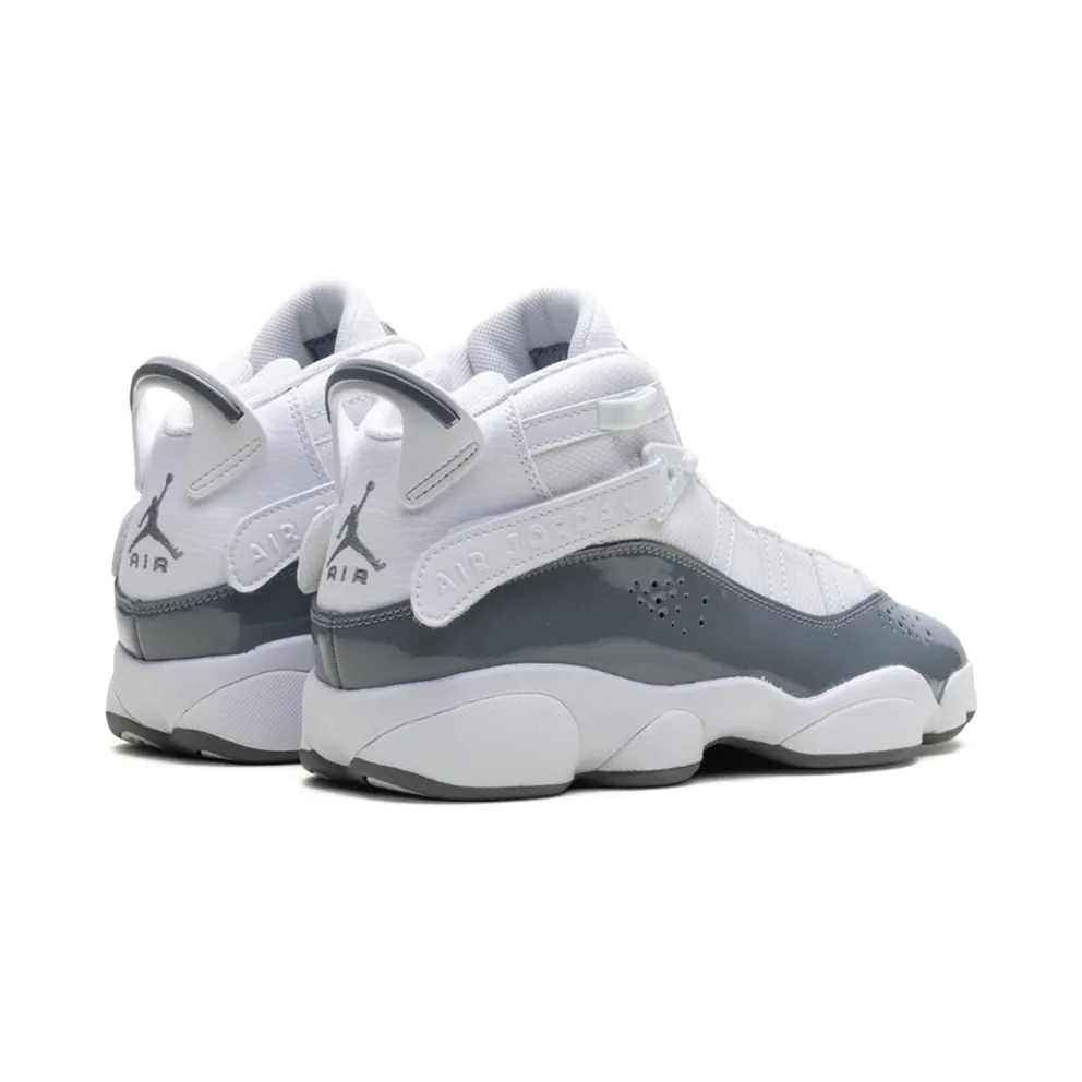 Air Jordan 6 RINGS GS “WHITE COOL GREY” (323419-121)
