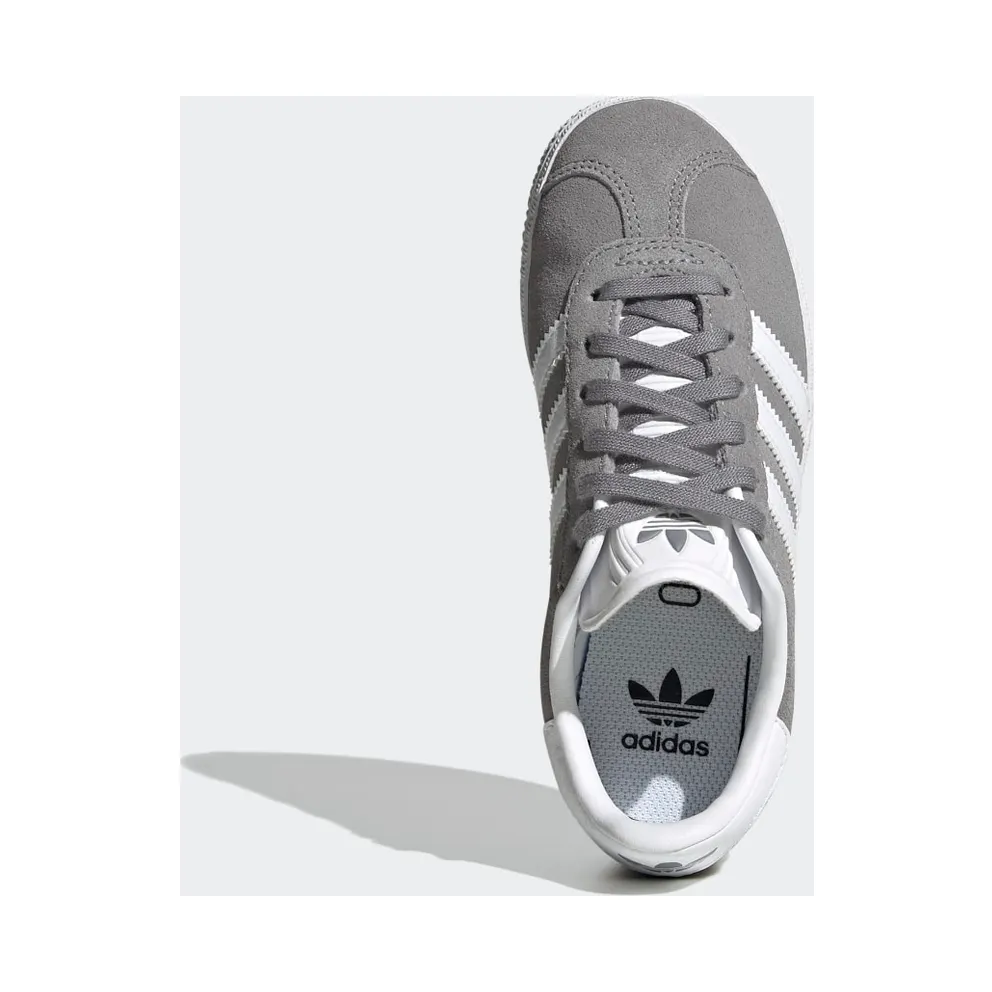 Adidas Gazelle Grey Three / Cloud White / Gold Metallic (FW0714)