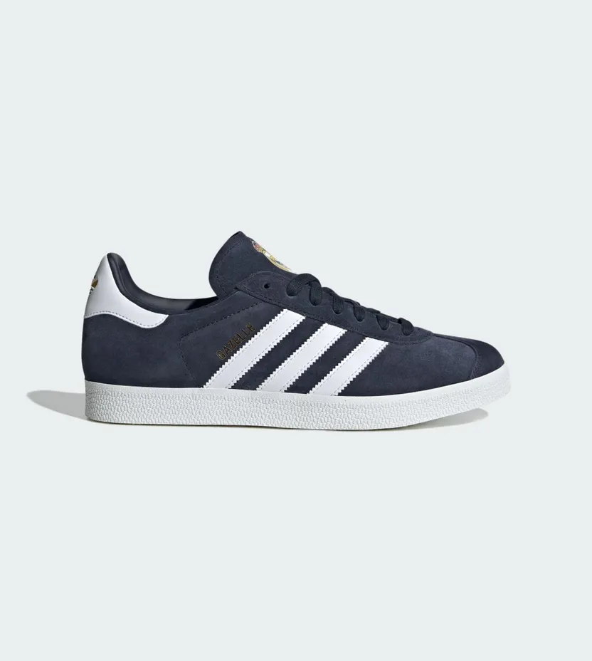 adidas Gazelle Real Madrid Legend Ink / Cloud White / Gold Metallic (IE8502)