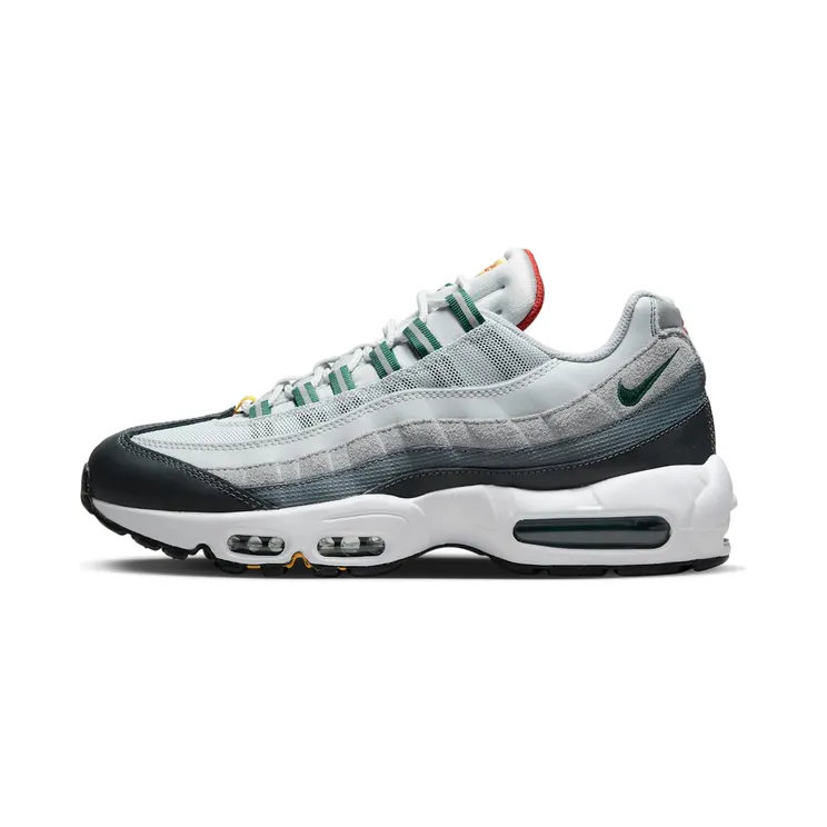 Nike Air Max 95 “Pure Platinum / University Gold / Cinnabar / Gorge Green” (DM0011-002)
