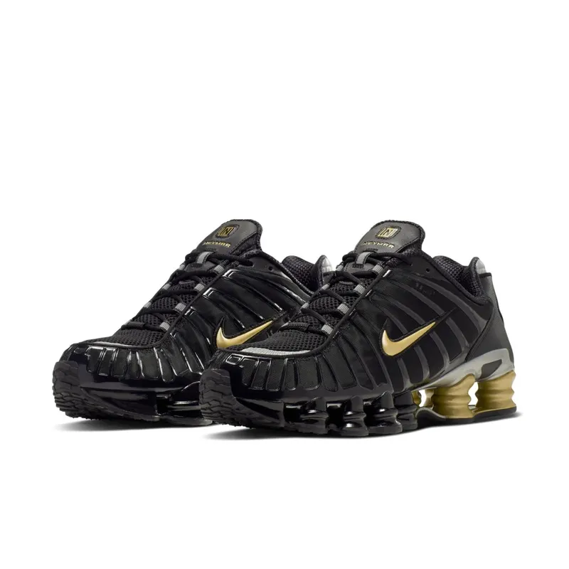 Nike Shox TL Neymar Black/Metallic Gold-Metallic Silver (BV1388-001)