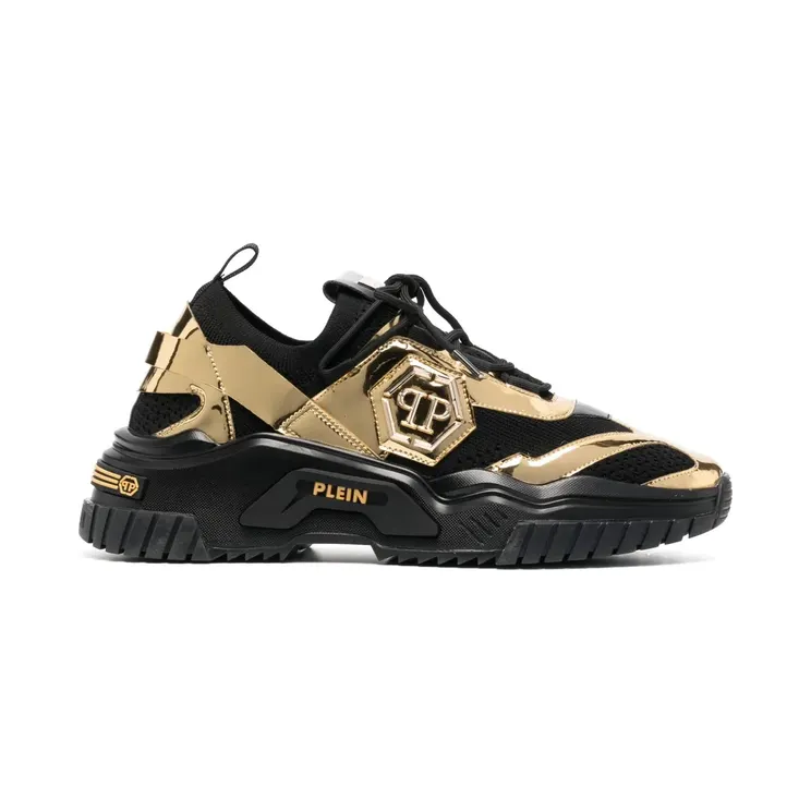 Philipp Plein Runner Hexagon low-top “Black” (FACSUSC0445PTE003N)
