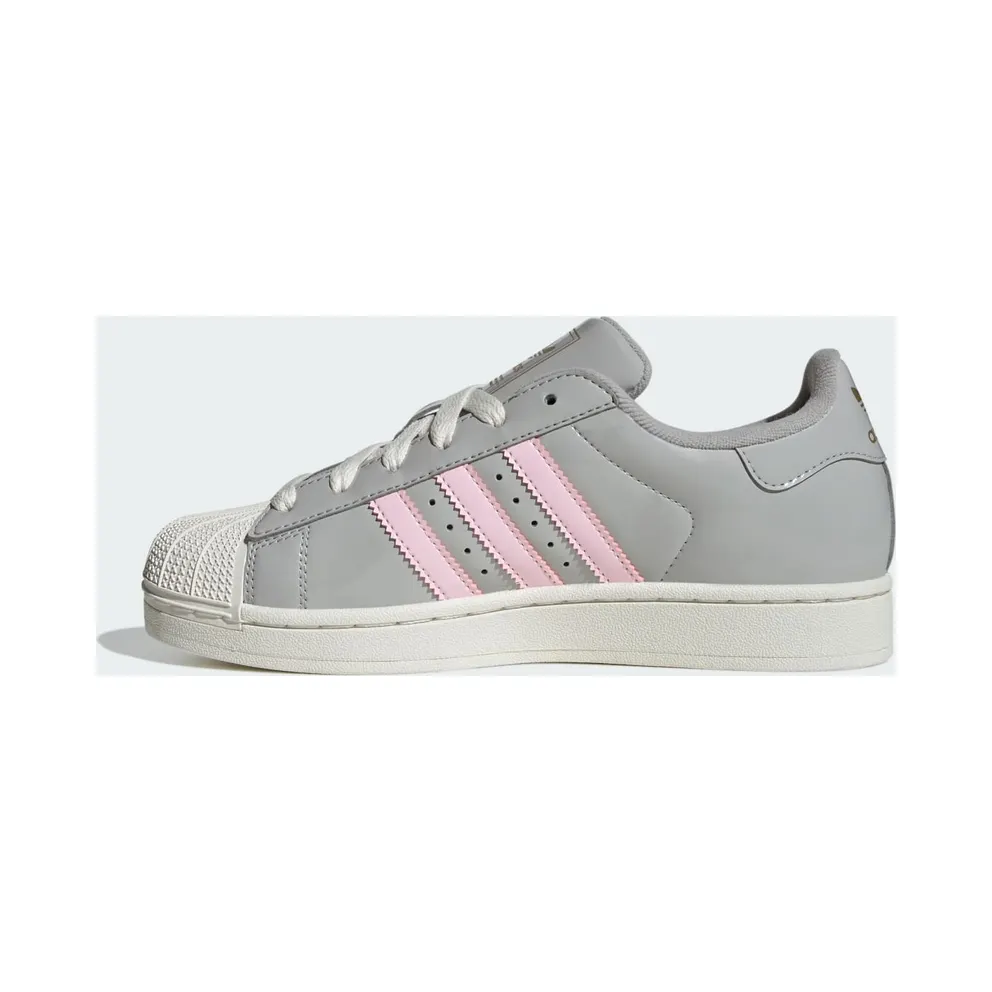 Adidas SUPERSTAR SHOES Grey Two / Clear Pink / Off White (KI8052)