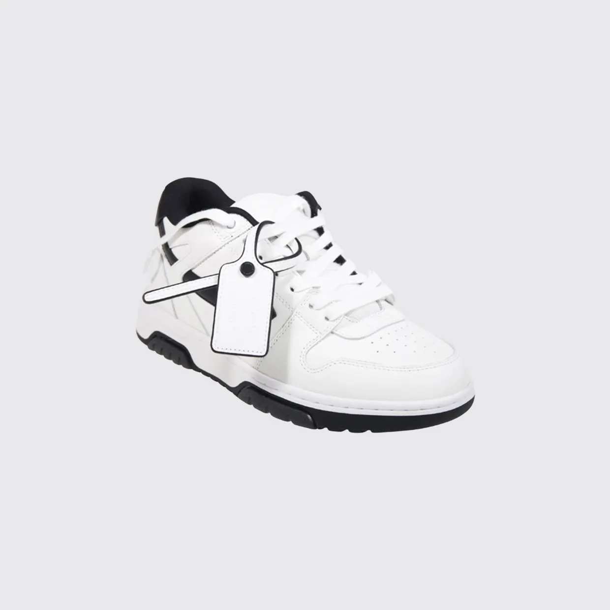 Off-White Bicolor Out Of Office Sneakers in Leather and Recycled Polyester White 1 (M189C9L0190110)