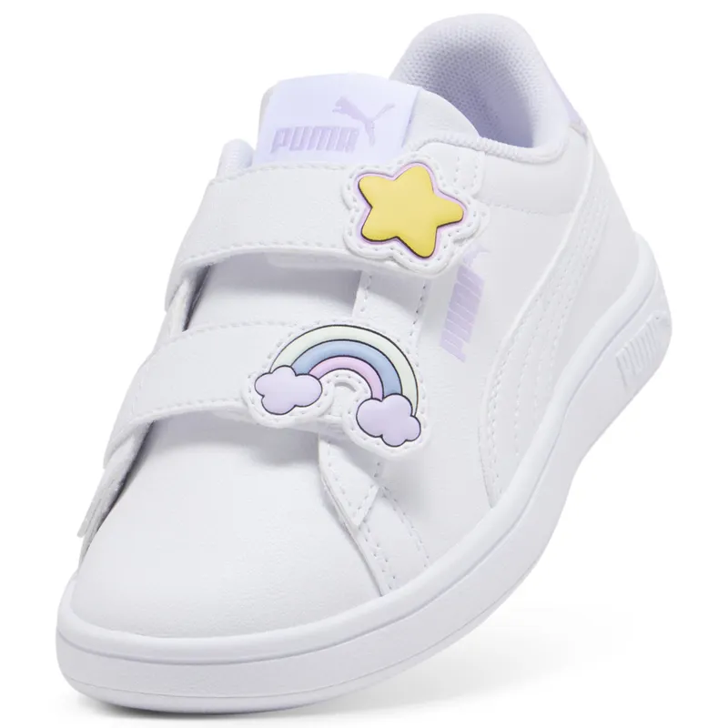 Puma Smash 3.0 Badges “Puma White / Light Lavender” (397286_10)