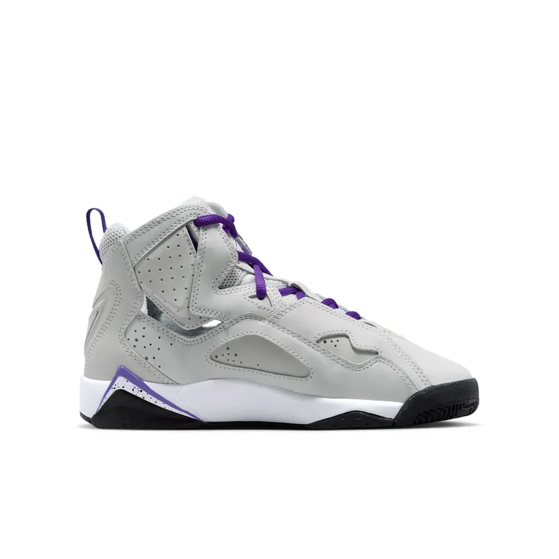 Jordan True Flight Light Base Grey White Black Purple Venom (343795-052)