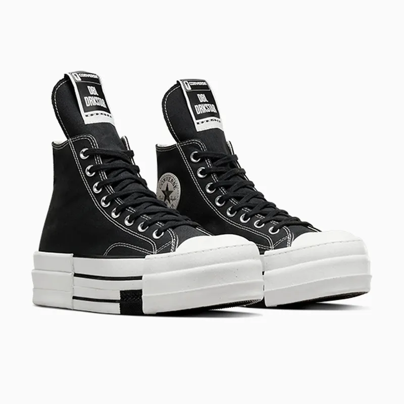 Converse DRKSHDW Chuck Taylor All Star DBL DRKSTAR Hi Rick Owens DRKSTAR Black (A04954C)