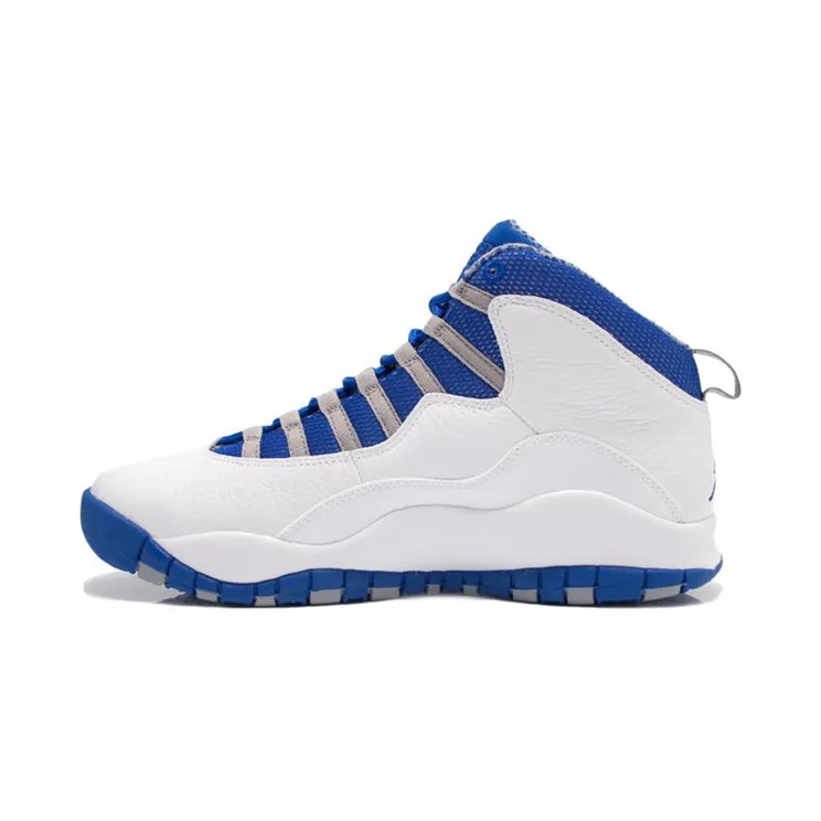 Air Jordan 10 Retro TXT ‘Old Royal’ White/Old Royal-Stealth (487214-107)
