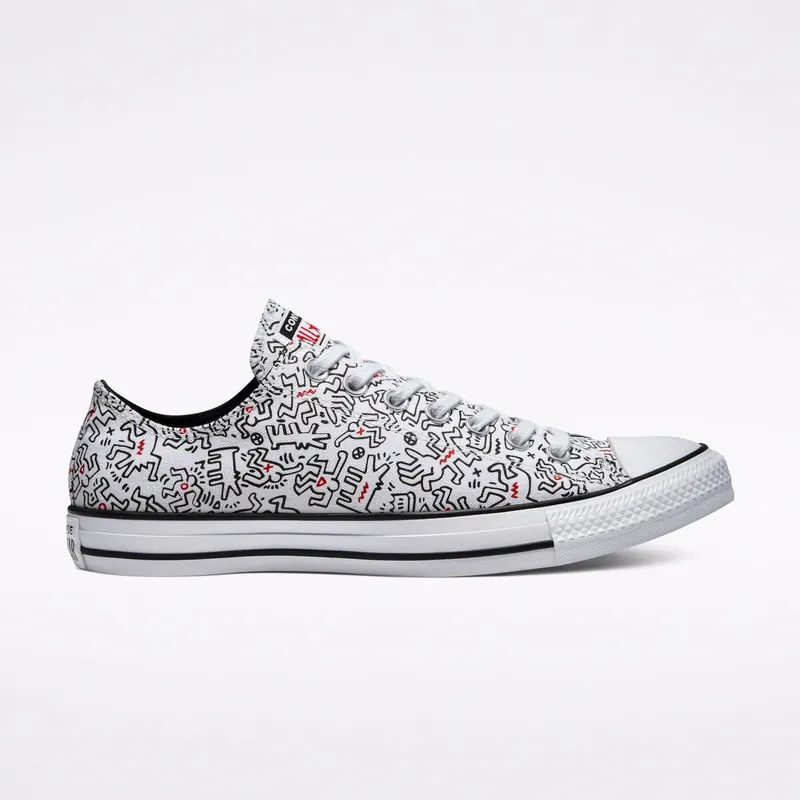 Converse Converse x Keith Haring Chuck Taylor All Star Low Top White/Black/Red (171860C)