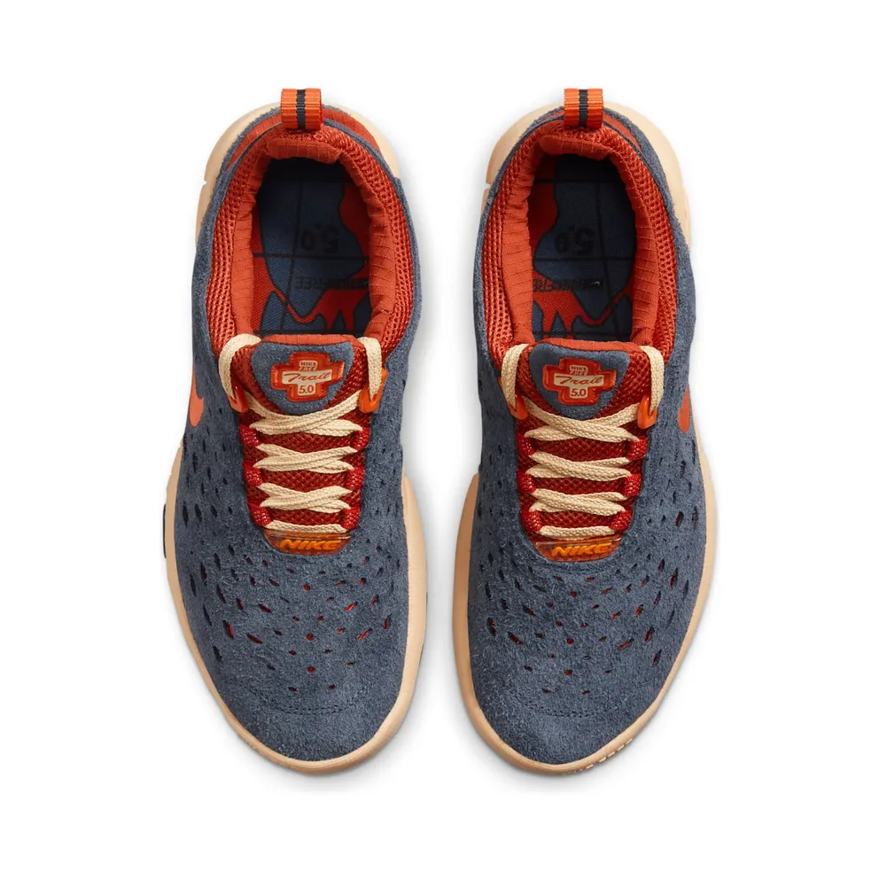 Nike Free Run Trail Thunder Blue – “Thunder Blue / Orange-cinnabar-canvas” (CW5814-400)