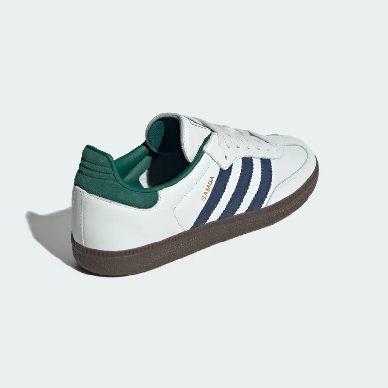 Adidas Samba OG Black White / Collegiate Green / Active Green (IH4882)
