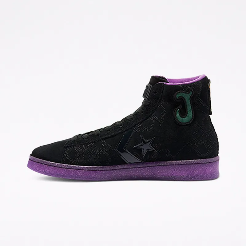 Converse Joe Freshgoods x Pro Leather High ‘Black Purple’ Black/Black/Amaranth Purple (170645C)