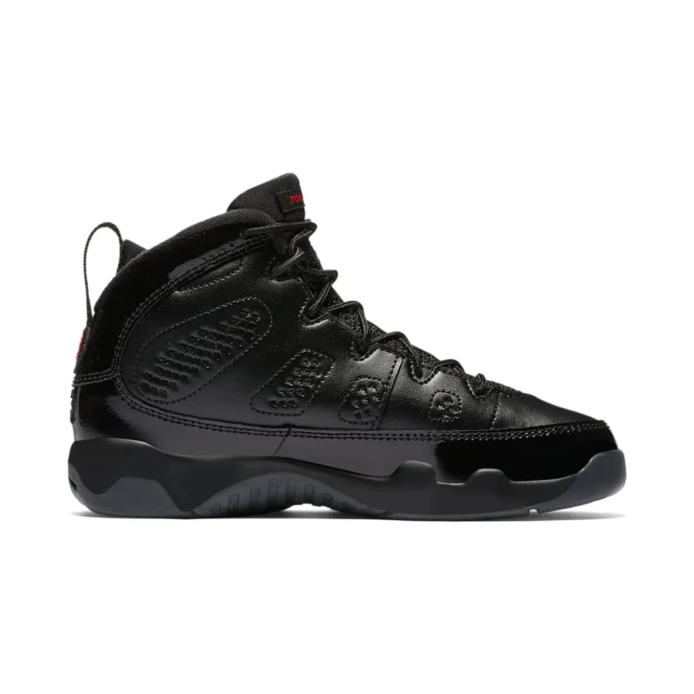 Jordan 9 Retro Bred Patent (PS) Black/University Red-Anthracite (401811-014)