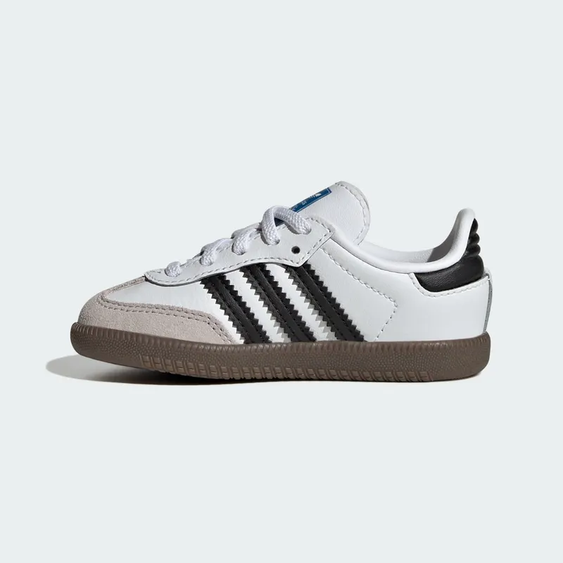 Adidas Samba OG Comfort Close Elastic Lace Kids Cloud White / Core Black / Gum (JQ3191)