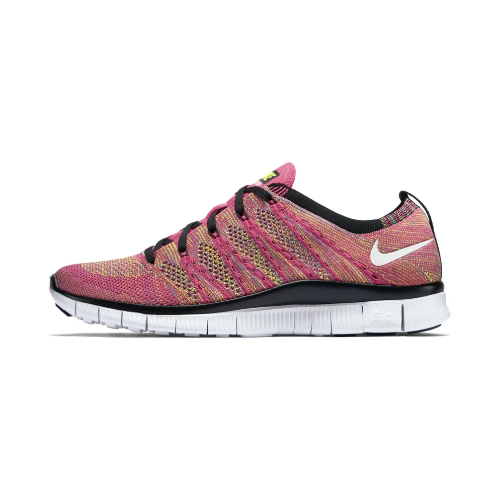 Nike Free Flyknit Pink Flash Pink Flash/Volt/Blue Glow (599459-600)