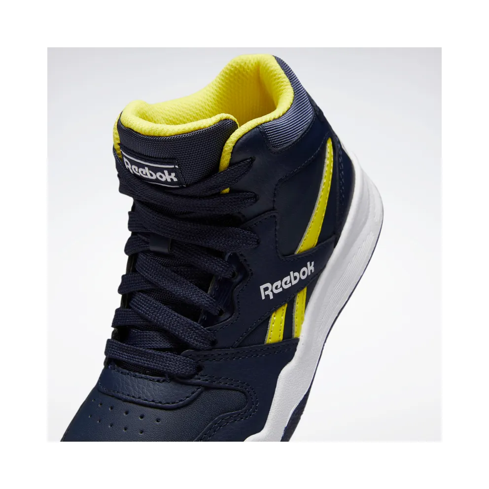 Reebok BB4500 Court Shoes Vector Navy / Utility Yellow / White