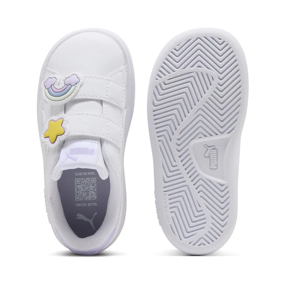 Puma Smash 3.0 Badges “Puma White / Light Lavender” (397287_10)