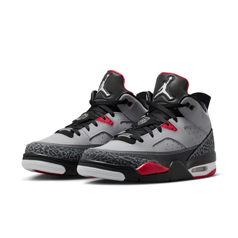 Jordan Son of Mars Low Grey Cement Cement Grey/White-Black-Fire Red (580603-004)