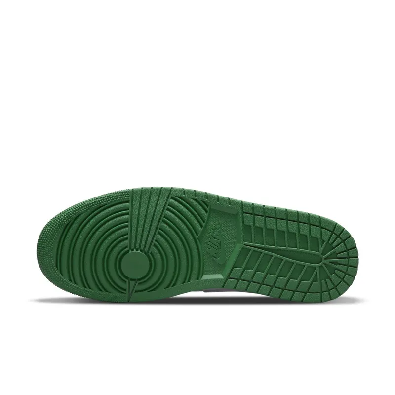 Air Jordan 1 Mid SE White Pine Green Smoke Grey (GS) (DC7294-103)