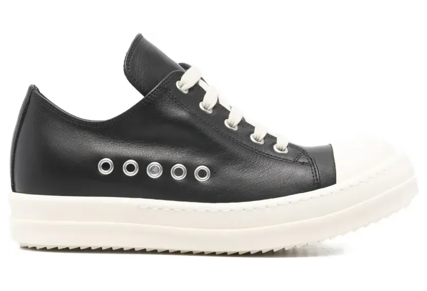 Rick Owens aus Leder “Black” (RP01F6896LCO)