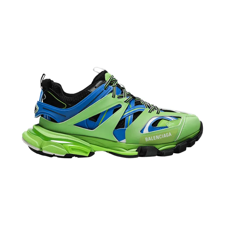 Balenciaga Track Trainers Green Blue (542023W1GB84078)