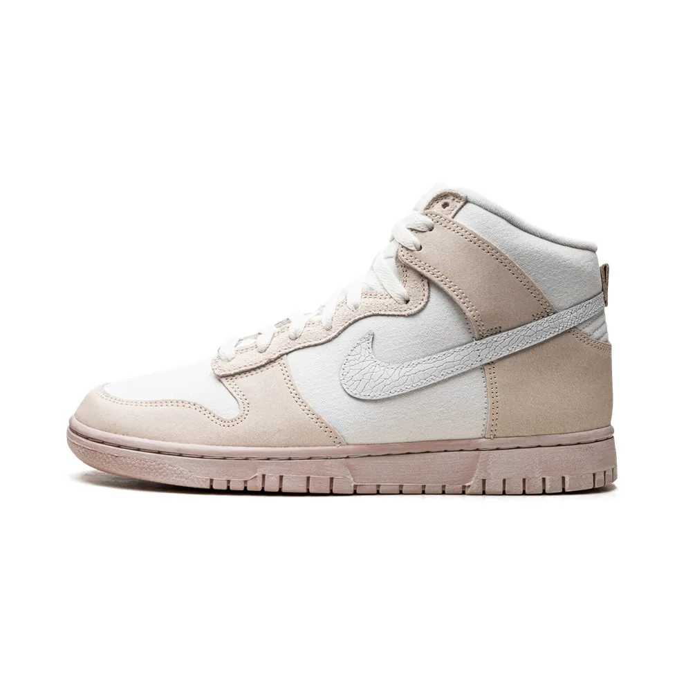 Nike Dunk High Retro PRM “Cracked Leather Swoosh” (DV0822-100)